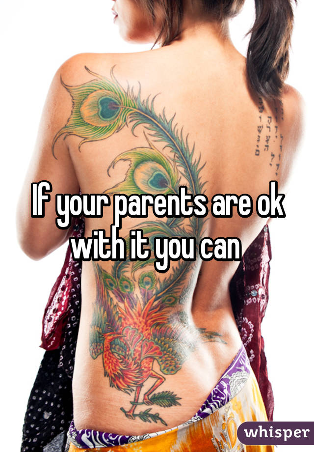 If your parents are ok with it you can 