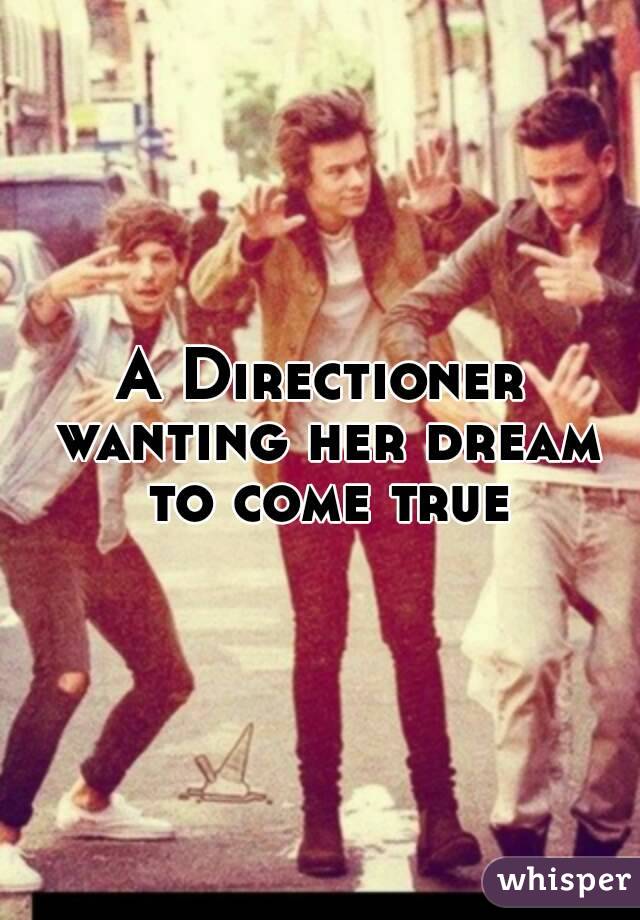 A Directioner wanting her dream to come true