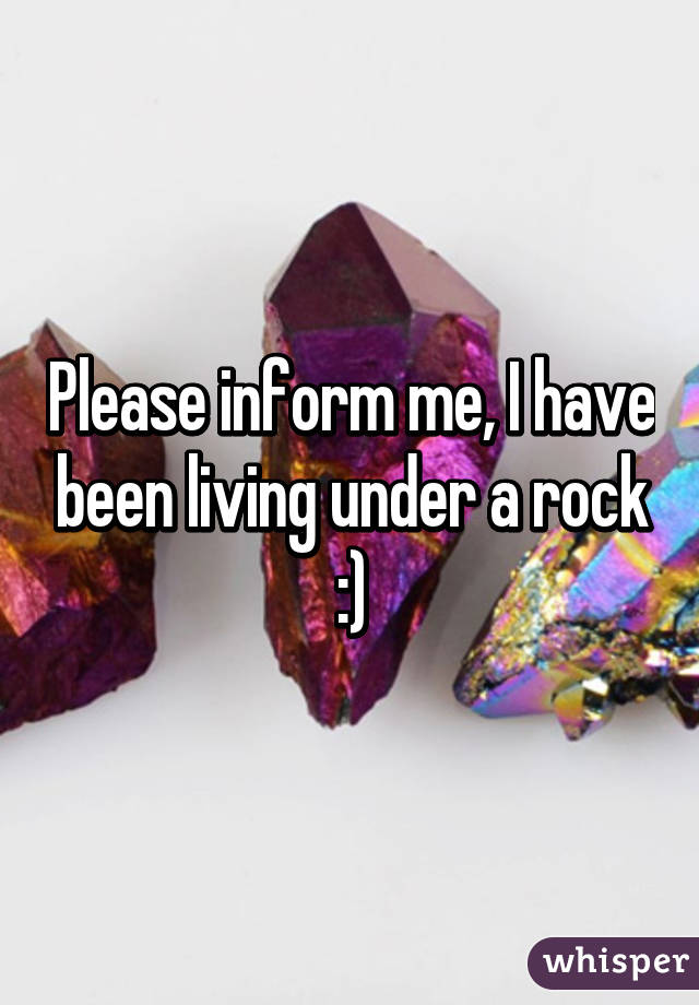 Please inform me, I have been living under a rock :)