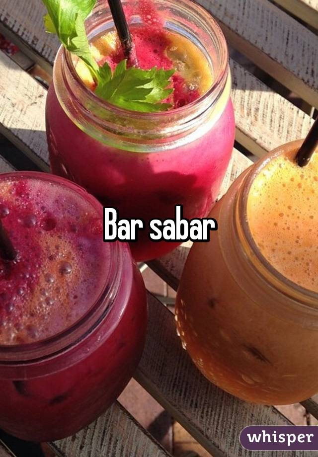 Bar sabar