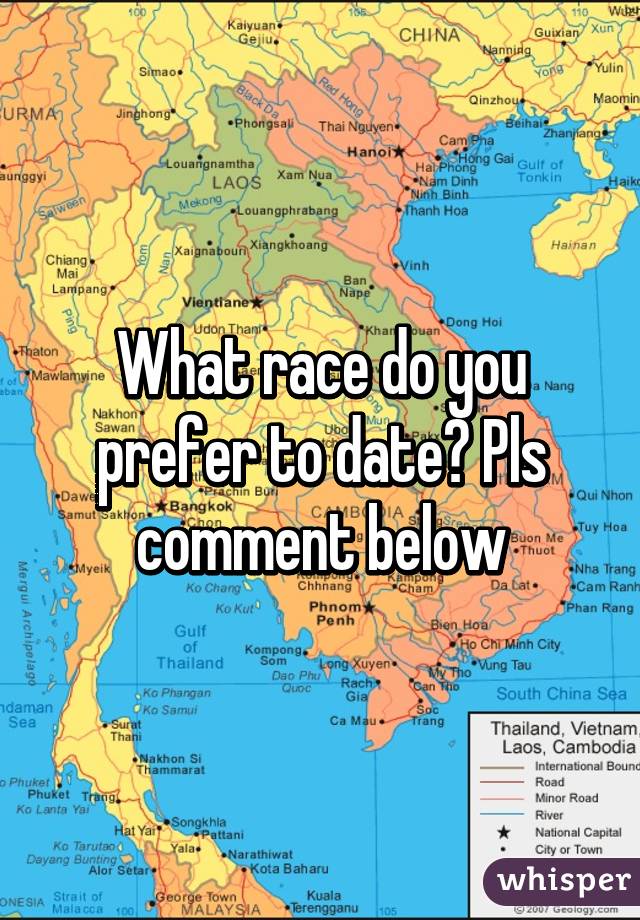 What race do you prefer to date? Pls comment below