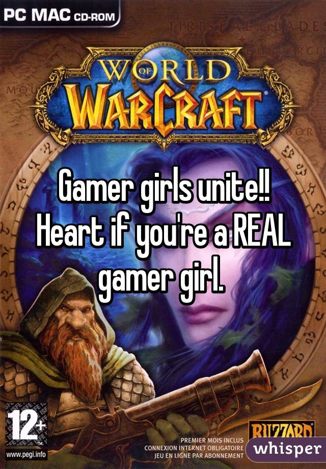 Gamer girls unite!! Heart if you're a REAL gamer girl. 