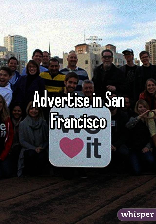 Advertise in San Francisco