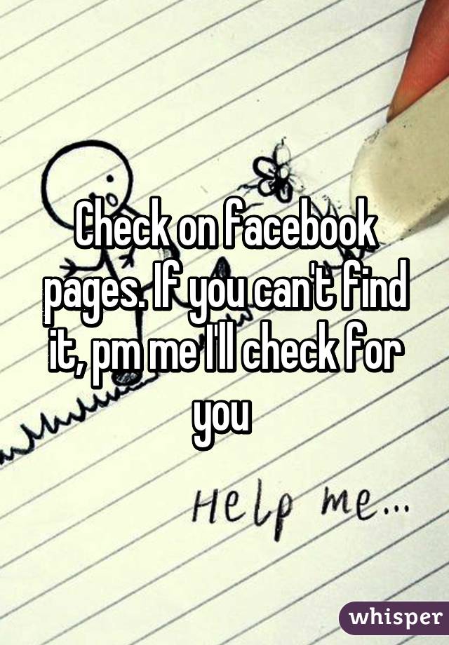 Check on facebook pages. If you can't find it, pm me I'll check for you 