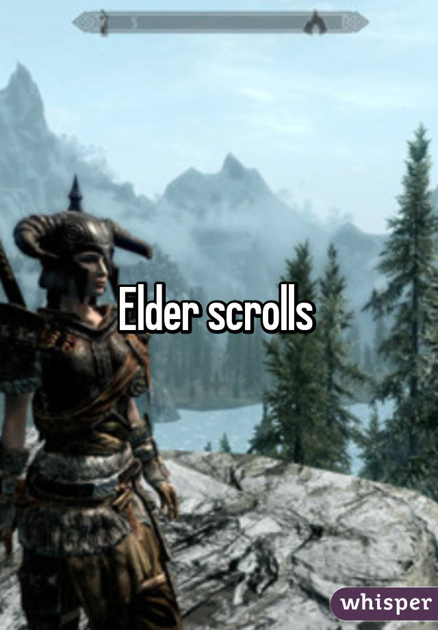 Elder scrolls 