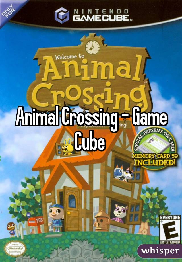 Animal Crossing - Game Cube 