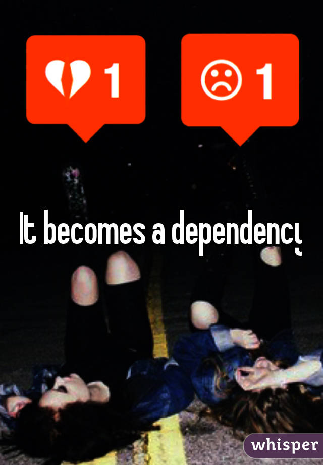 It becomes a dependency