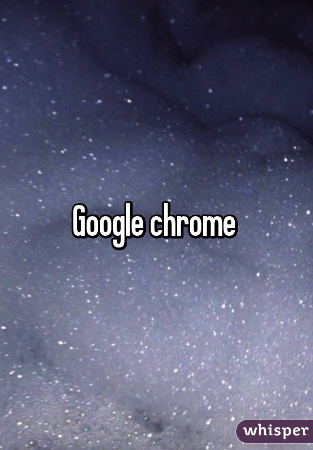 Google chrome 