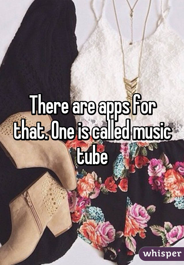 There are apps for that. One is called music tube