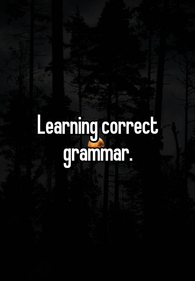 learning-correct-grammar