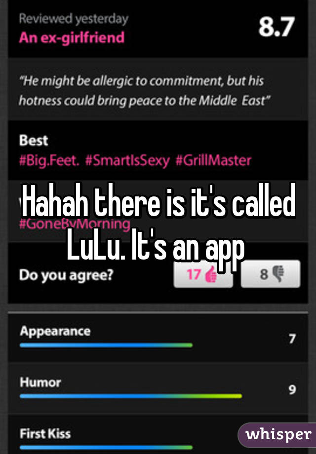 Hahah there is it's called LuLu. It's an app 