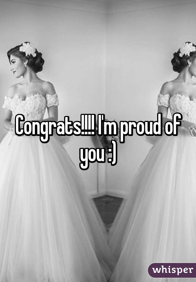 Congrats!!!! I'm proud of you :)