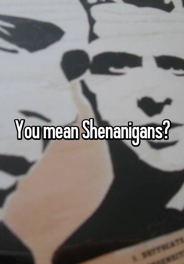 you-mean-shenanigans