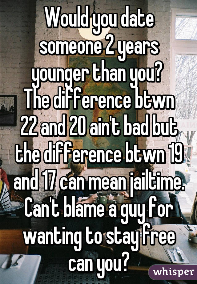Dating a 4 year younger guy