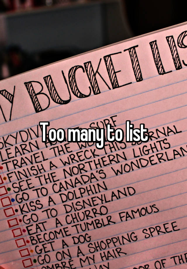 too-many-to-list