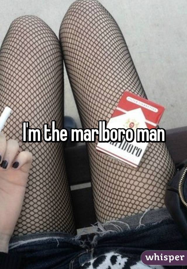 I'm the marlboro man