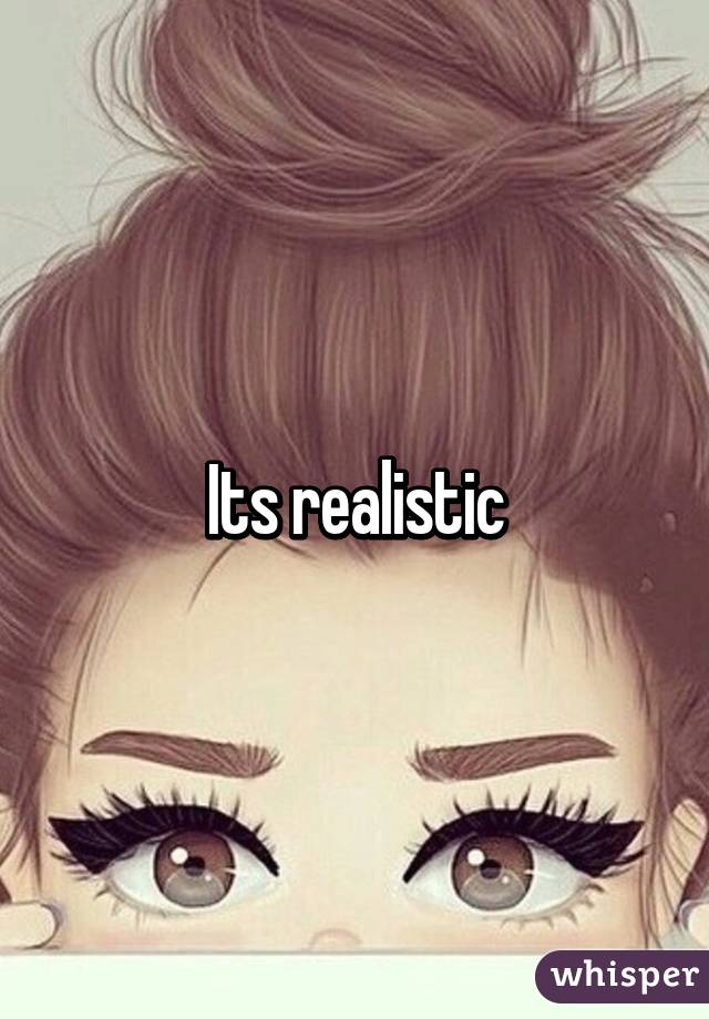 Its realistic