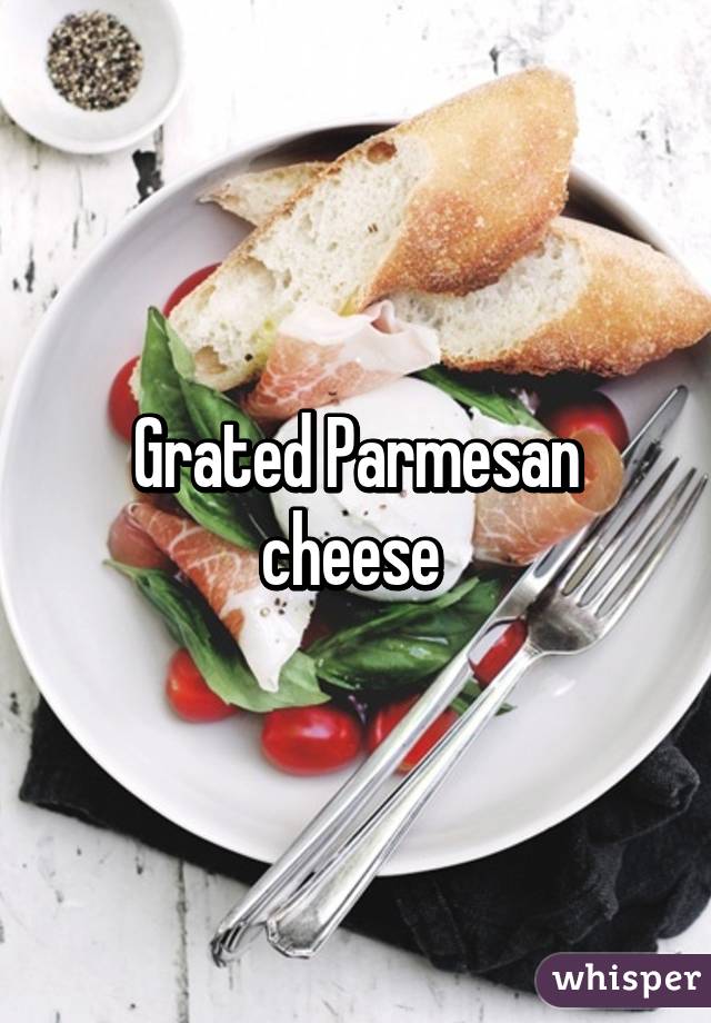 Grated Parmesan cheese 