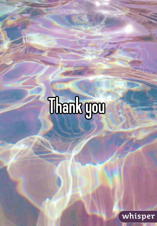 Thank you 