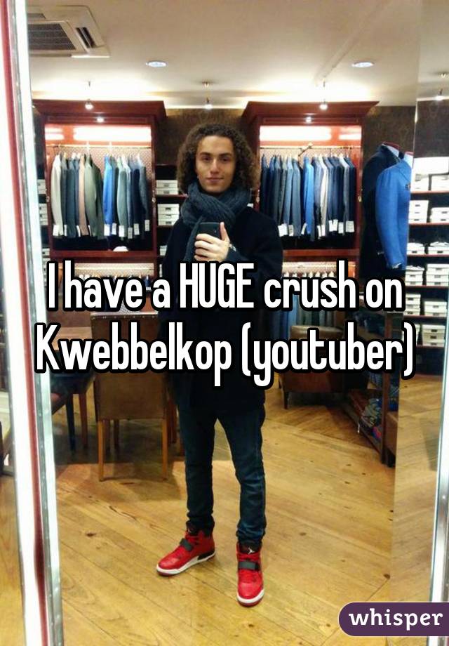 I have a HUGE crush on Kwebbelkop (youtuber)