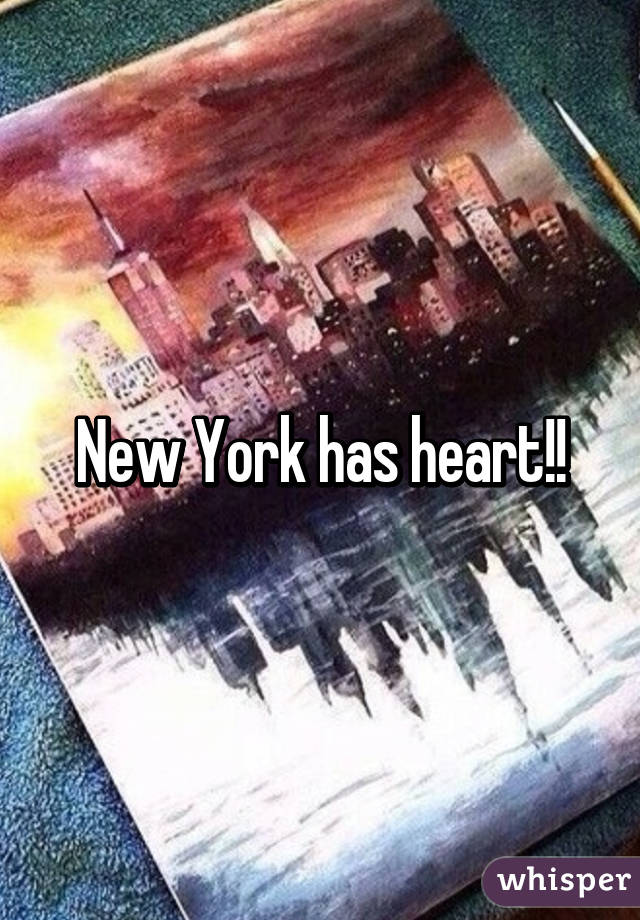 New York has heart!!