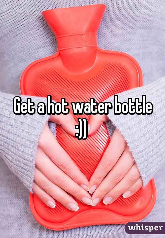 Get a hot water bottle :)) 