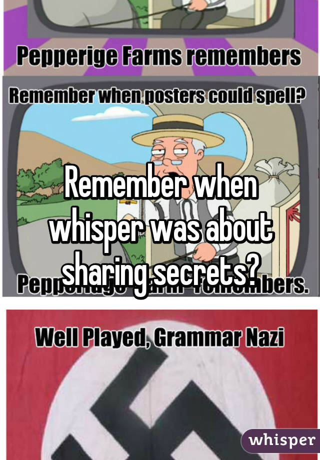 Remember when whisper was about sharing secrets?