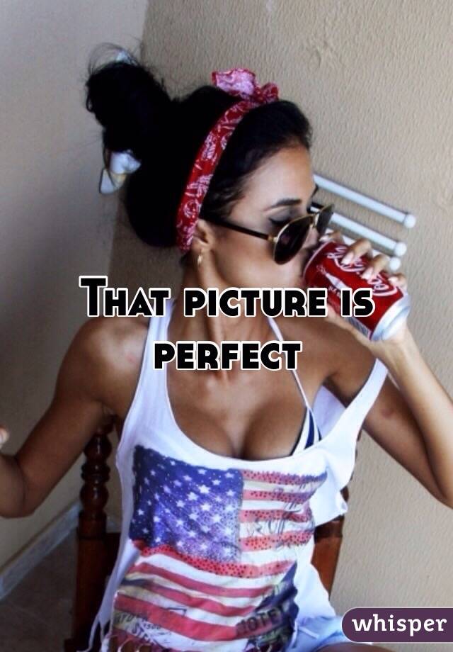 That picture is perfect 