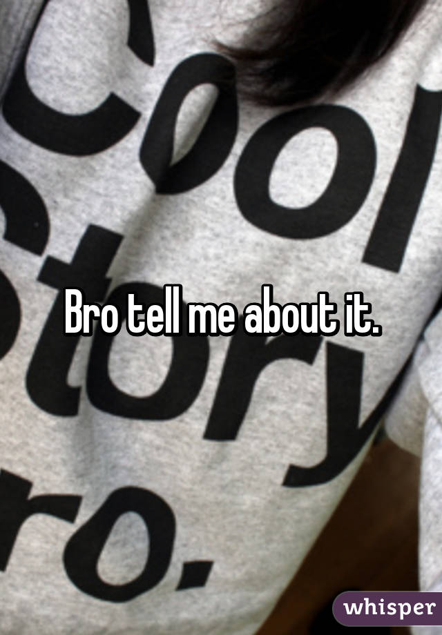 Bro tell me about it.