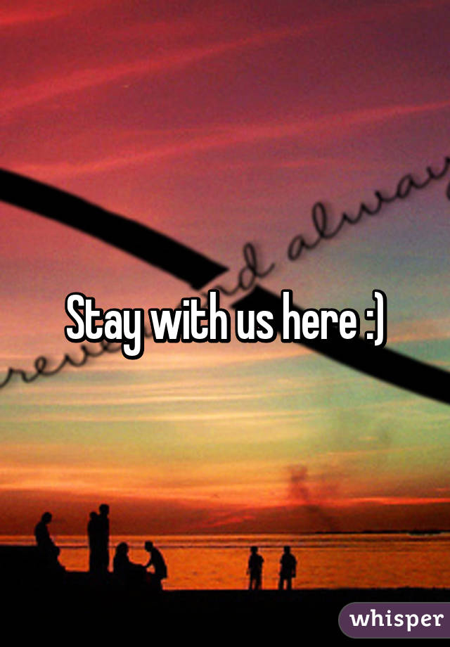 Stay with us here :)