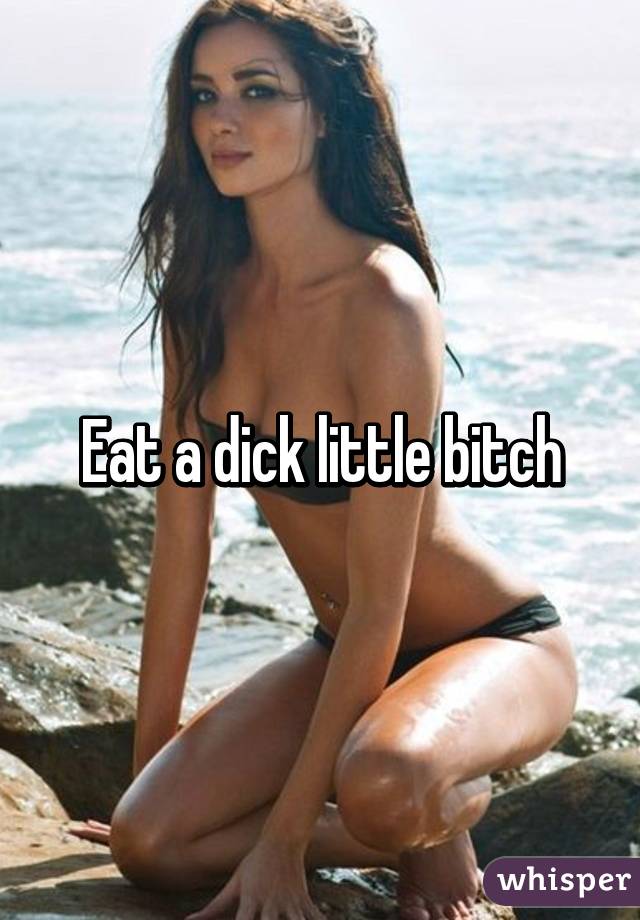 Eat a dick little bitch