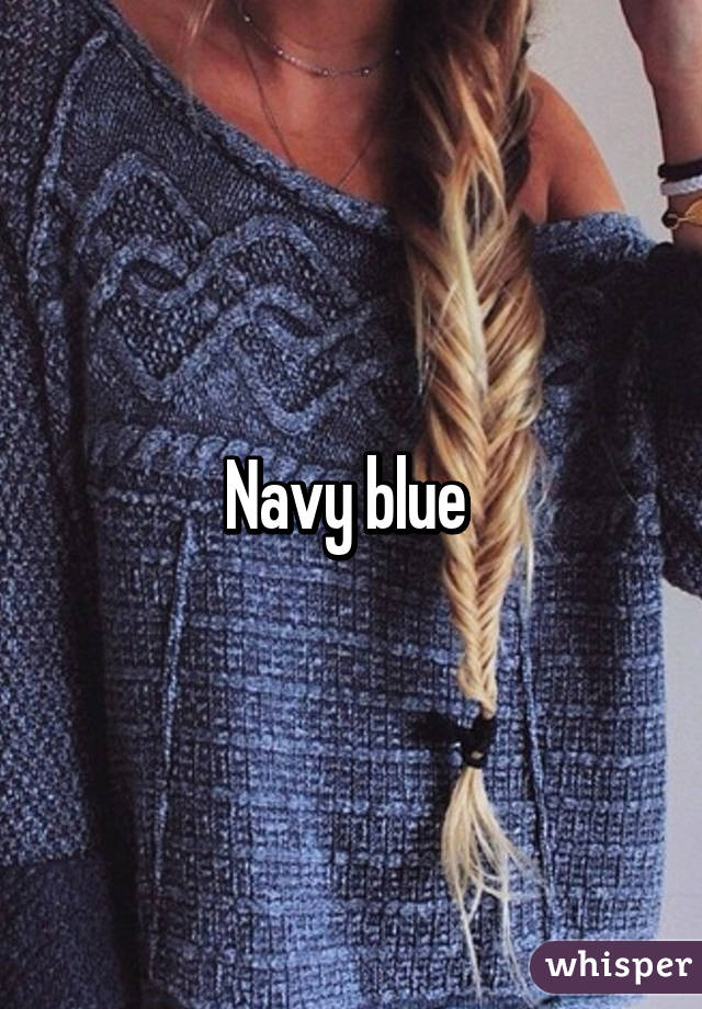 Navy blue 