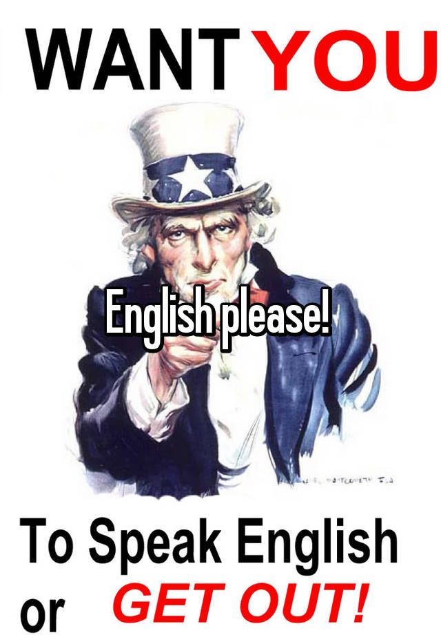 English please!