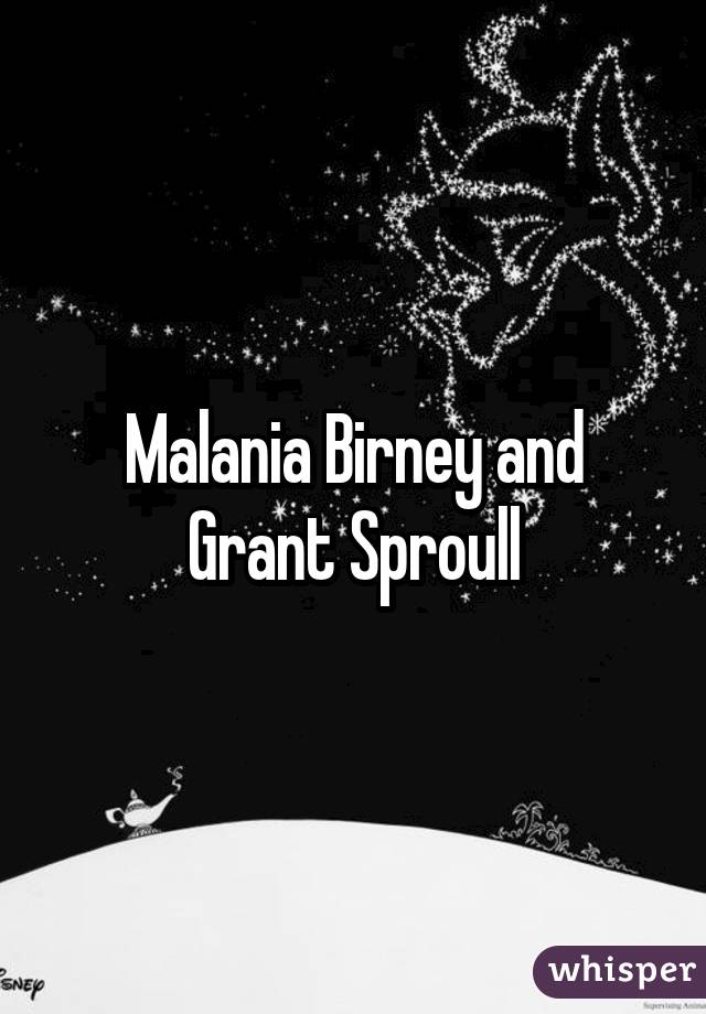 Malania Birney and Grant Sproull