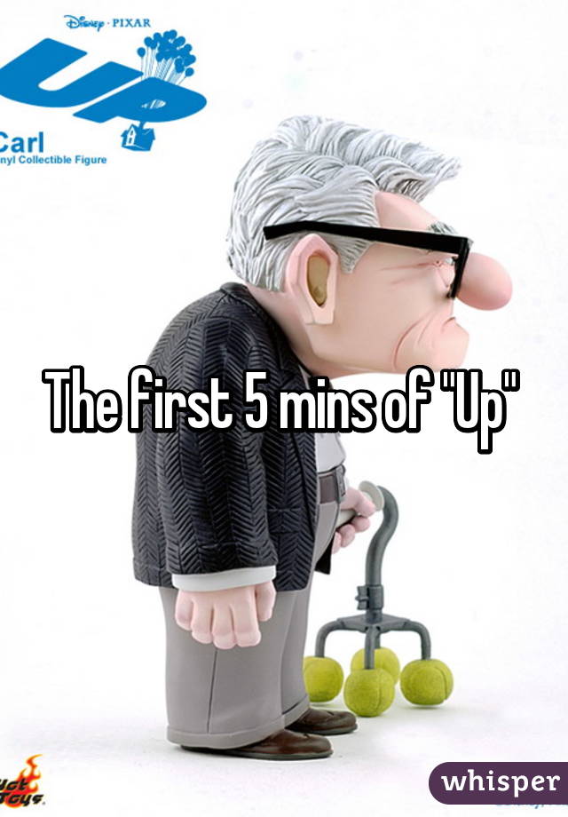 The first 5 mins of "Up" 