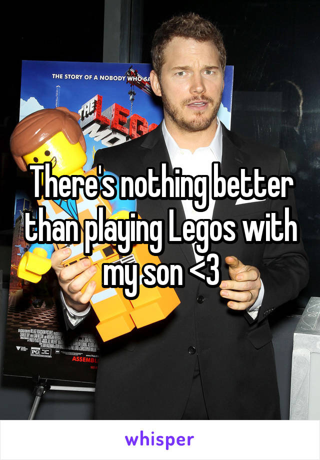 There's nothing better than playing Legos with my son <3