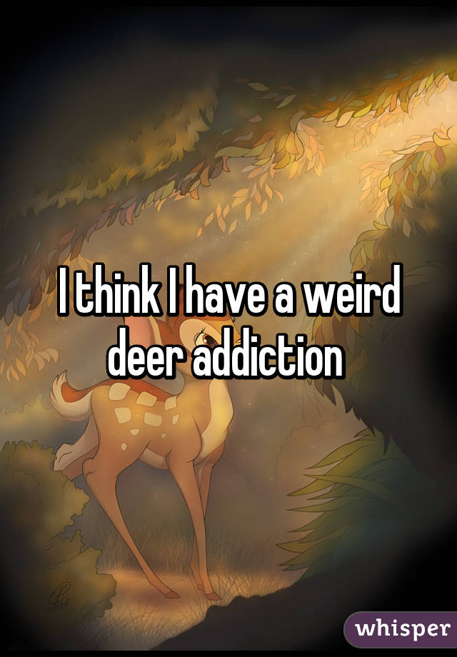 I think I have a weird deer addiction 