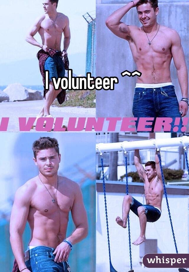 I volunteer ^^