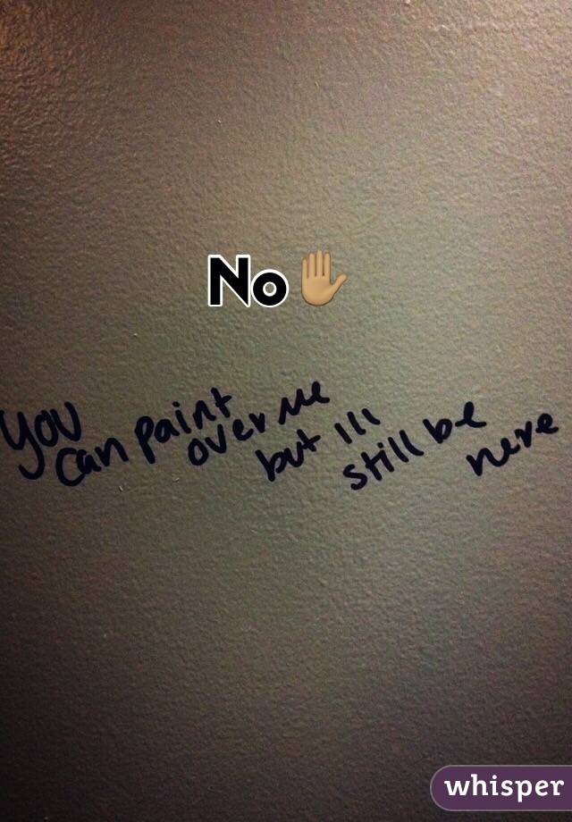 No✋🏽