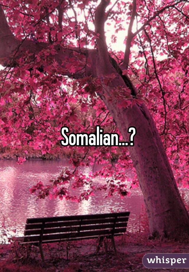 Somalian...?