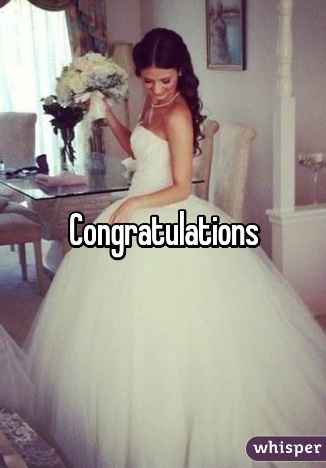 Congratulations