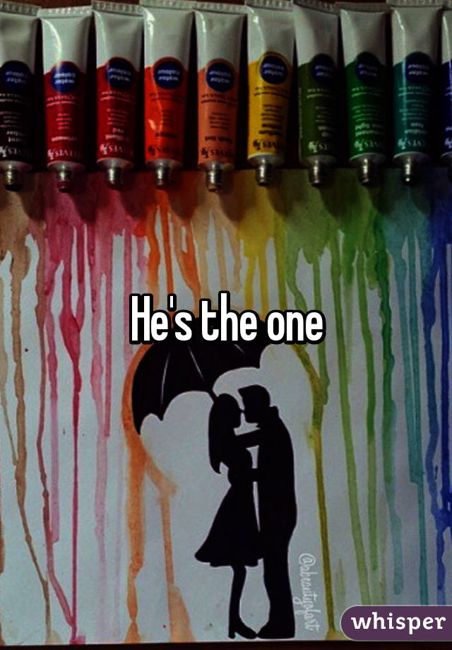 He's the one