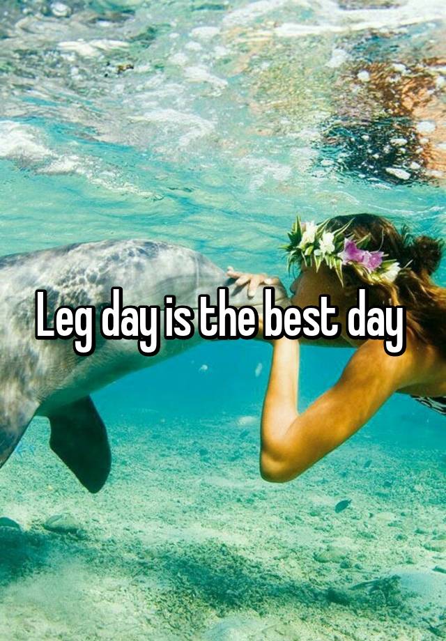 What Is The Best Day For Leg Day