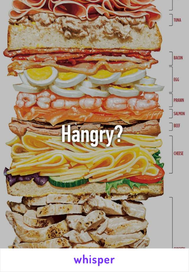 Hangry? 