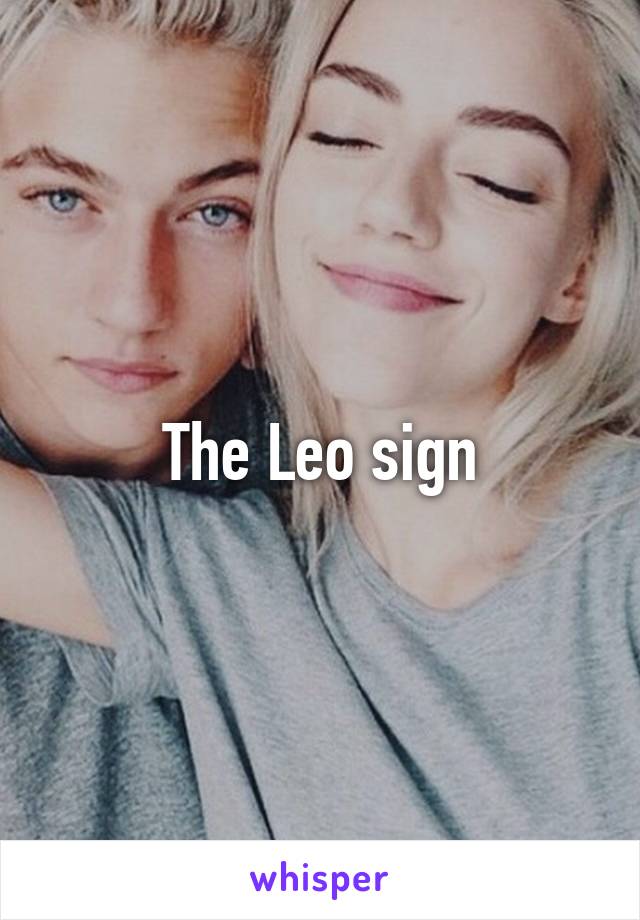 The Leo sign