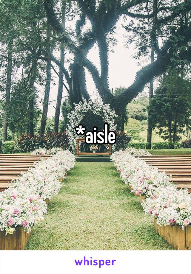 *aisle