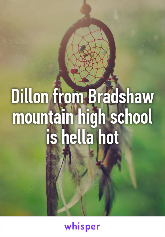 Dillon from Bradshaw mountain high school is hella hot