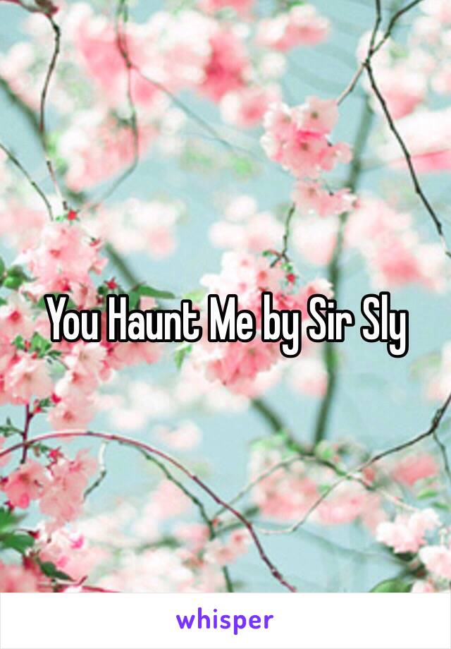 You Haunt Me by Sir Sly