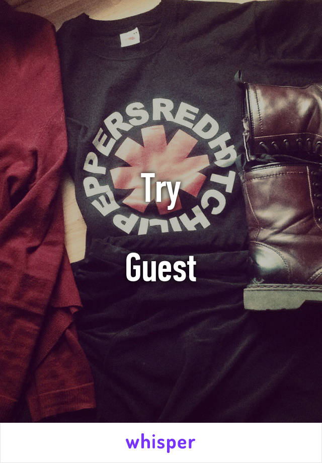 Try

Guest