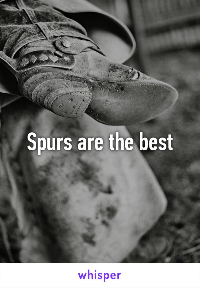 Spurs are the best